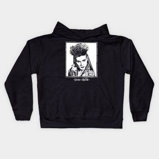 Jane Child /// Vintage Style Fan Design Kids Hoodie